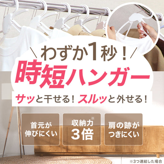【1秒着脱&洋服ケア】MODE HANGER 時短ハンガー 男性・女性・子ども兼用